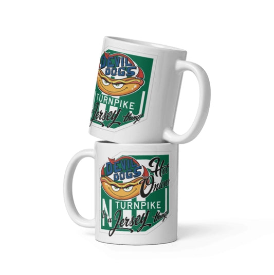 Devil Dogs - White Glossy Mug - TURN/HO (ONLY 1 TWO SIDED MUG)