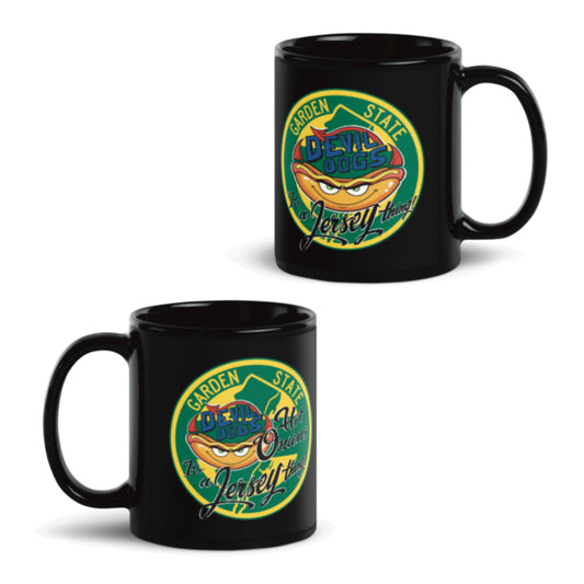 Devil Dogs - Black Glossy Mug - PARK/HO Devil Dogs (ONLY 1, TWO SIDED MUG)