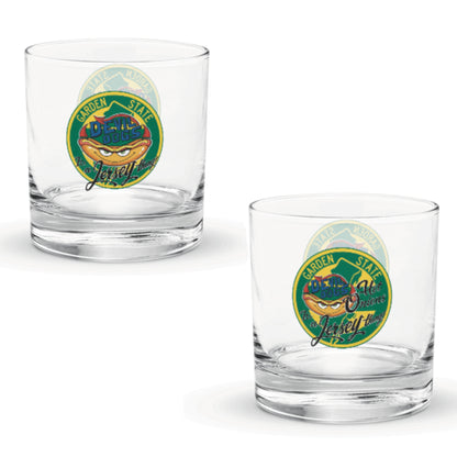 Devil Dogs - Rocks Glass - PARK/HO (ONLY 1, TWO SIDED GLASS)