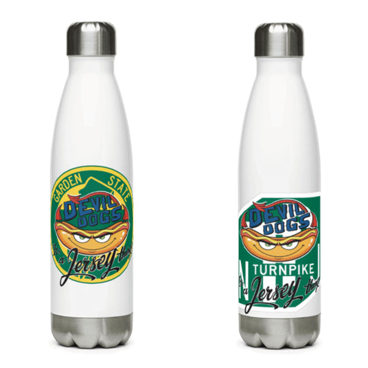 Devil Dogs - Stainless Steel Bottle - JERSEY (ONLY 1, TWO SIDED BOTTLE)