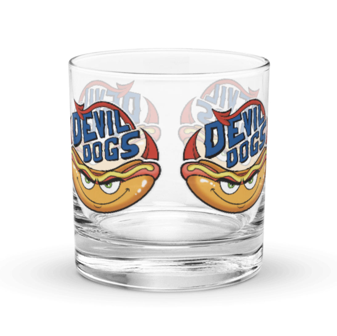 Devil Dogs - Rocks Glass - Multi/LOGO