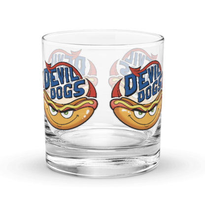 Devil Dogs - Rocks Glass - Multi/LOGO