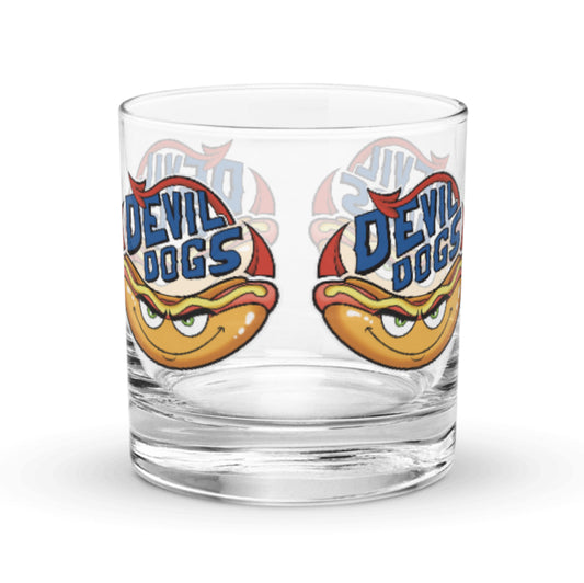 Devil Dogs - Rocks Glass - Multi/LOGO
