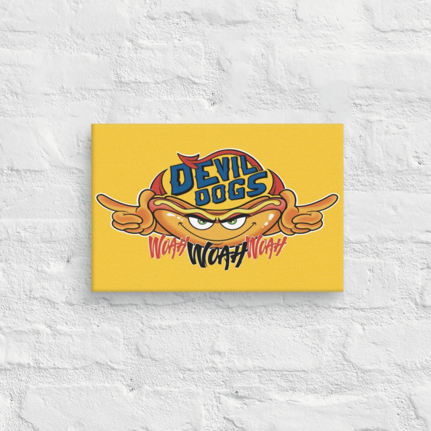 WOAHWOAHWOAH - 8x12 Canvas