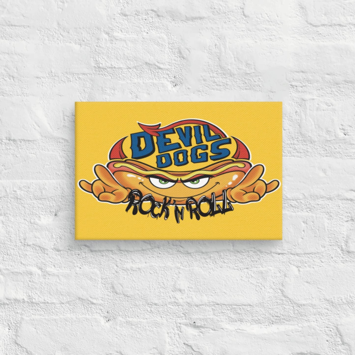 ROCKNROLL - 8x12 Canvas