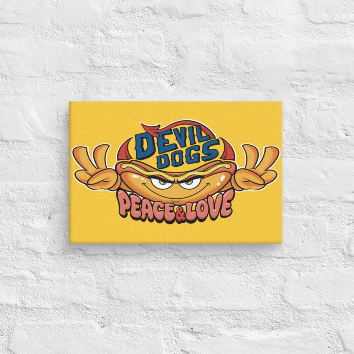 PEACE/LOVE - 8x12 Canvas